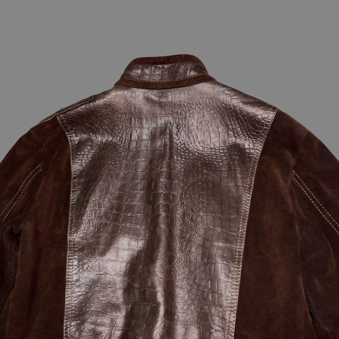ARMANI Dragon leather blouson - メルカリ