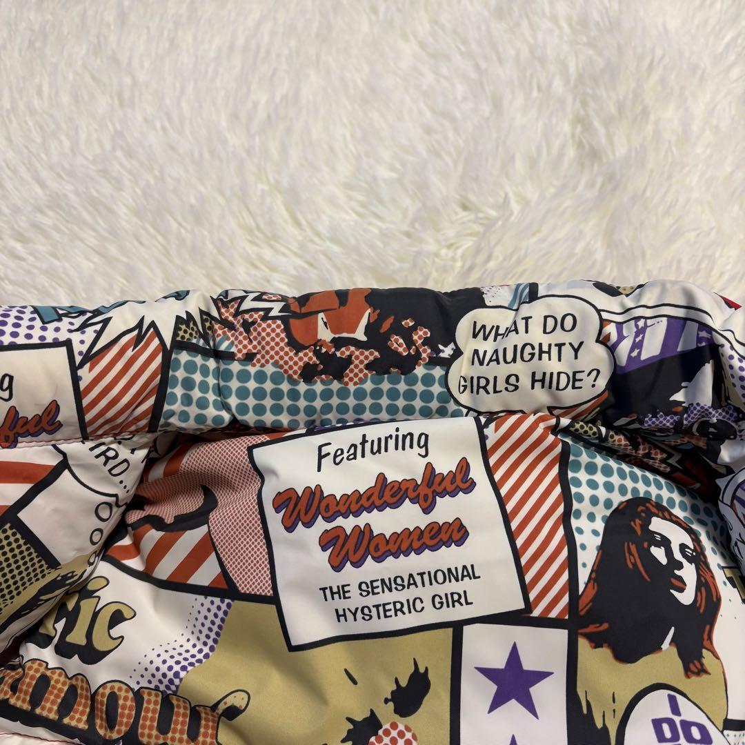 ヒステリックグラマー アメコミ柄 リバーシブルダウンベスト - メルカリ