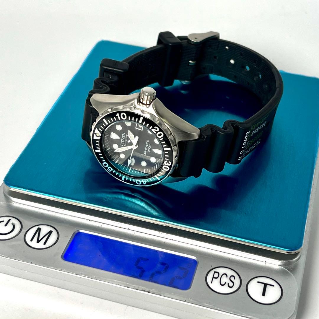 極美品/稼働】シチズン ダイバーズウォッチ E068-T005420 腕時計