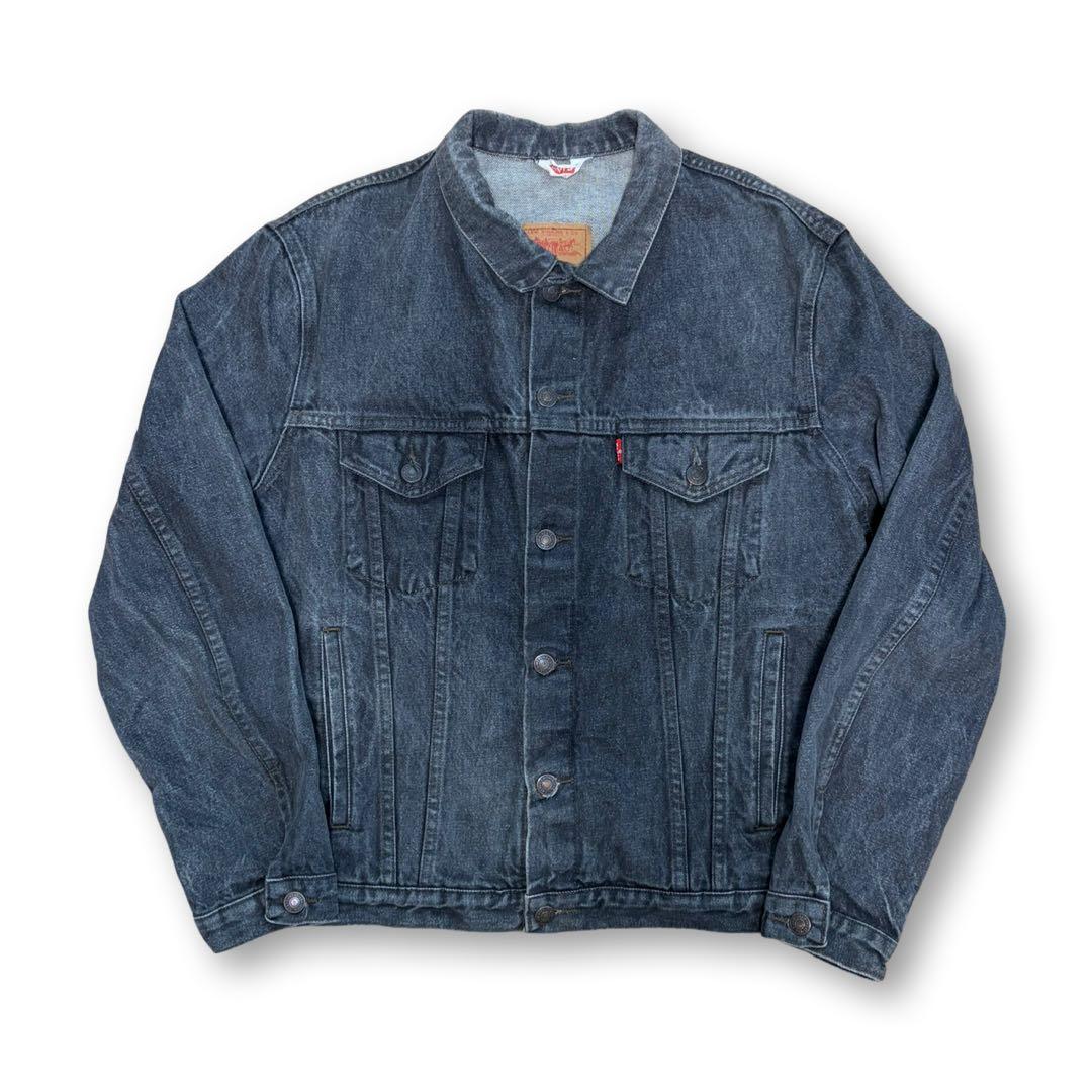 美品 80s Levi's 70506-0259 先染めブラックデニムJKT - メルカリ
