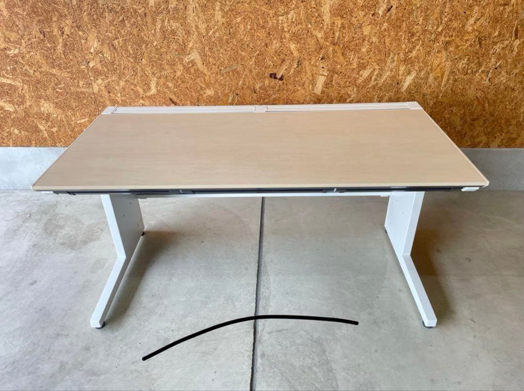 【うさぴん】KOKUYO IS オフィスデスク 引き出し付き オフィスデスク コクヨ 引き出しなし 幅1500×奥行600mm 平机 SD