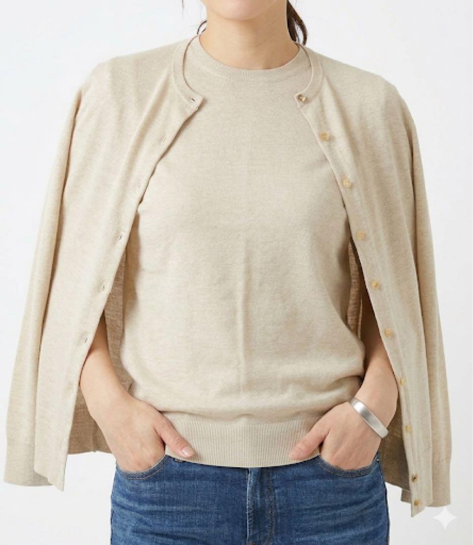 MUSE de Deuxieme Class クルーネックカーディガン 金ボタン - メルカリ