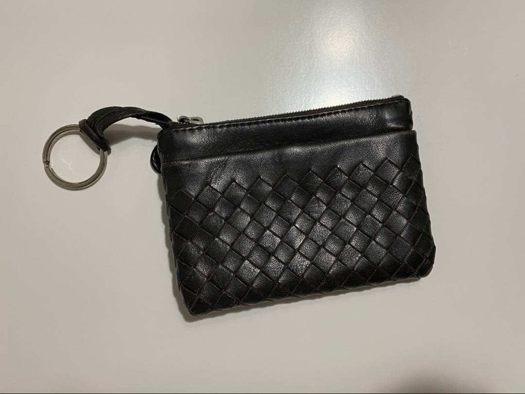 ボッテガヴェネタ ケース ブラック BOTTEGA VENETA（ボッテガ・ヴェネタ） カードケース カセット