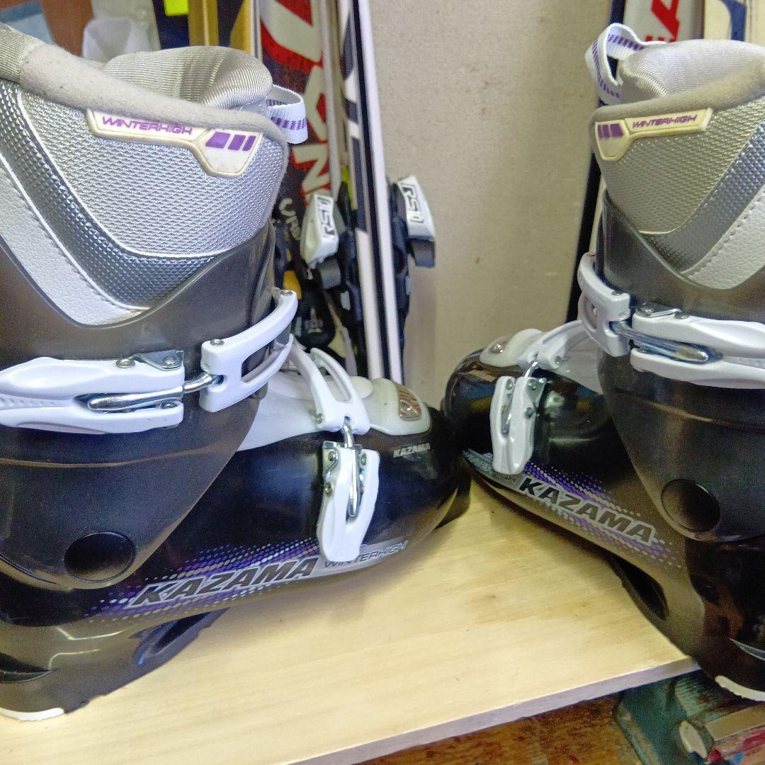 整備済 …ホットWAX仕上げ ジュニア用130cm ATOMIC 板…カザマ靴… - メルカリ