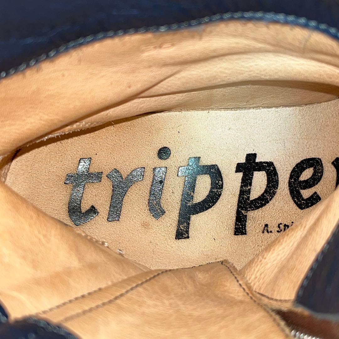 ★極美品★trippen★サイドジップブーツ★DEER★36(23.5cm)★