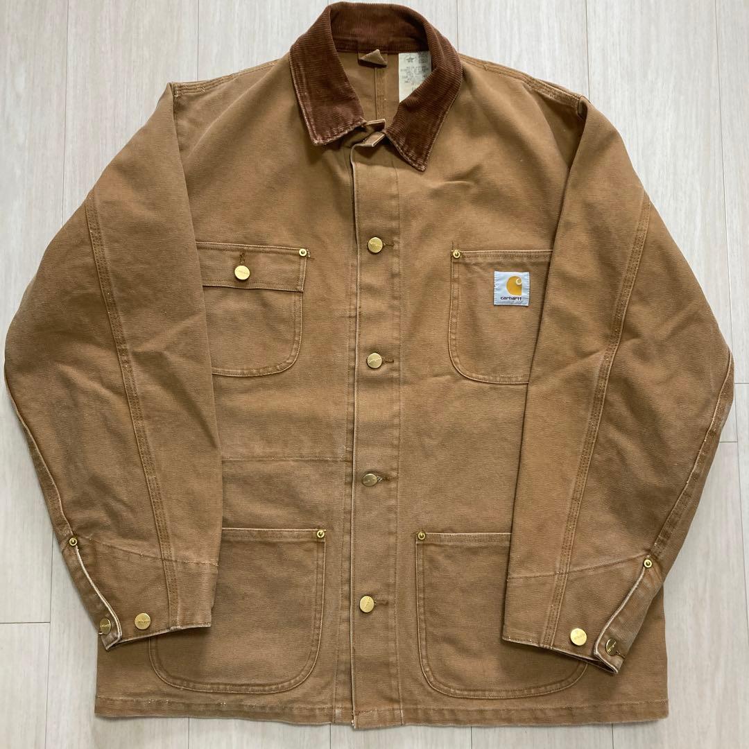 USA製 80s Carhartt チョアコート カバーオール 裏地なし42 - メルカリ