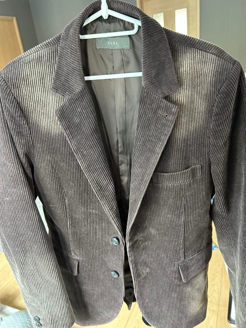 【CLEL】アンティークデザイン コーデュロイテーラードジャケット【ブラウン】 99976298b_17_d_500.jpg