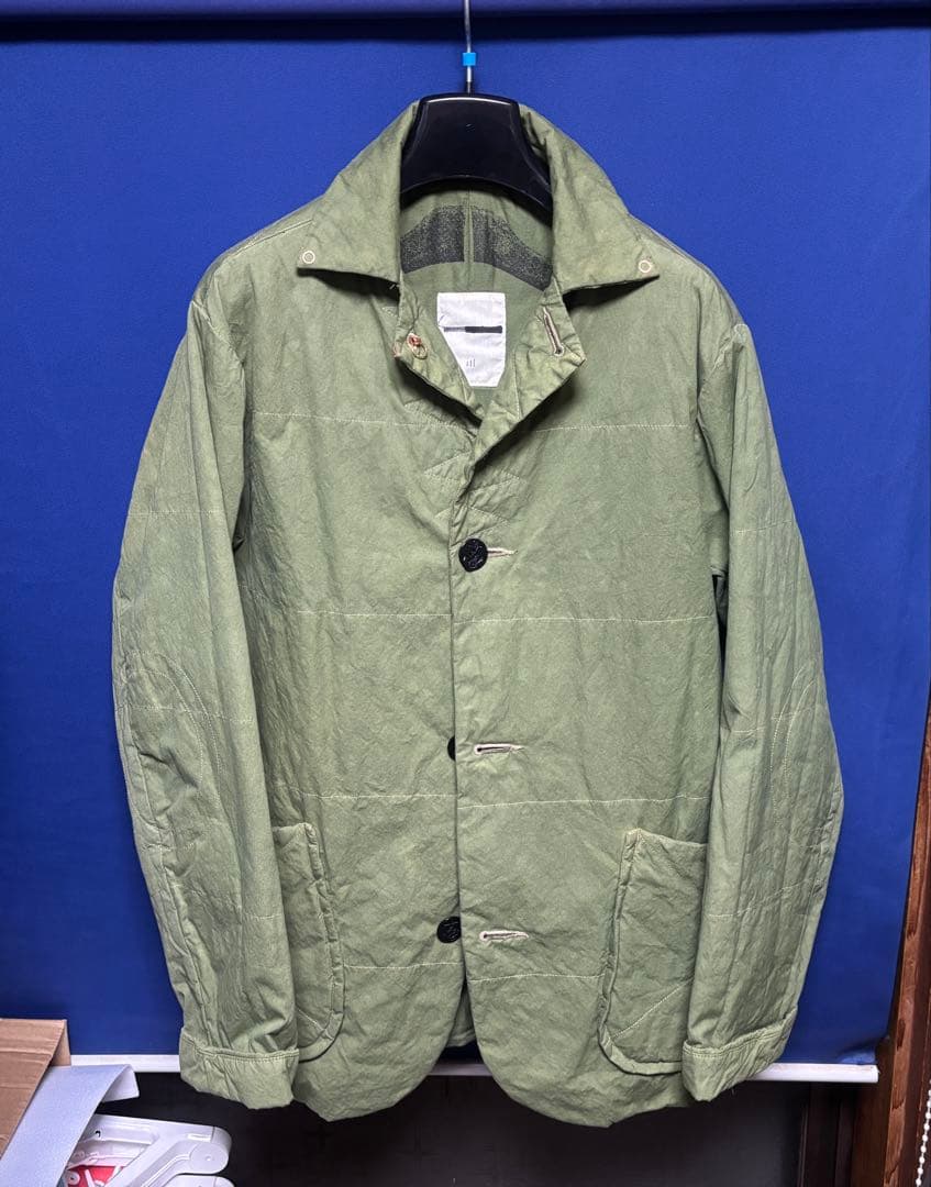 VOO カバーオール グリーン カーキ 厚手　Lサイズ相当 green label relaxing（グリーンレーベルリラクシング） カバーオール