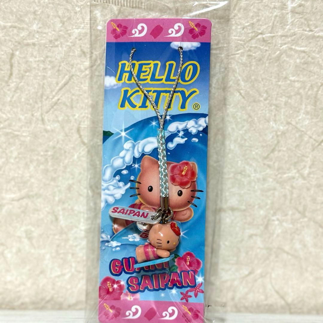 ハローキティ ストラップ グアム サイパン 日焼け ご当地 レア 希少