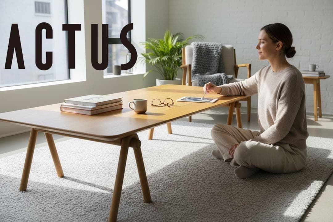 ナツキ 様専用 ACTUS アクタス ローテーブル W.STICK 180cm