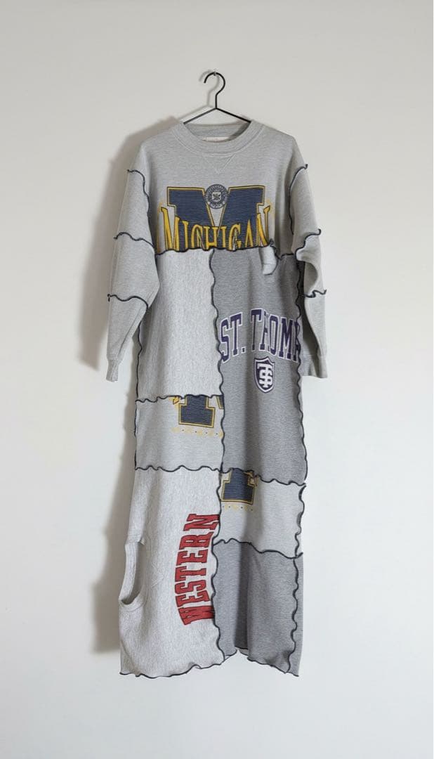 chinatsu aoyama リメイク スウェット ロングワンピース - メルカリ