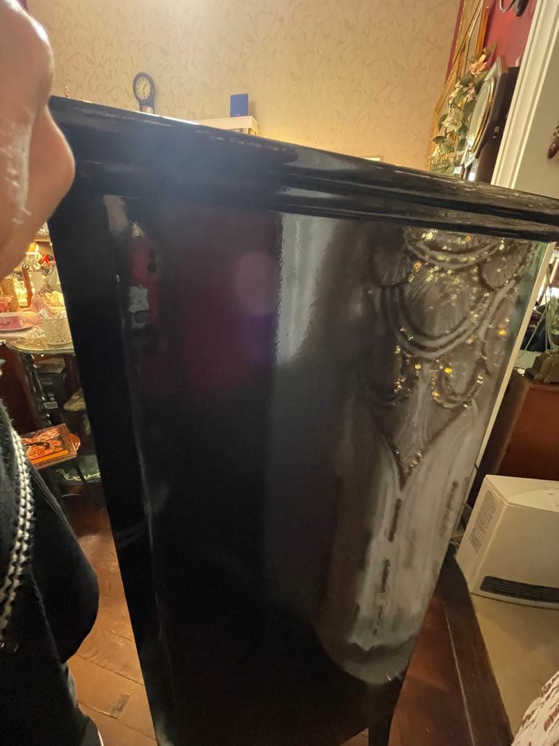 値下！中国家具 宝石棚 花鳥画 シノワズリ家具 - メルカリ