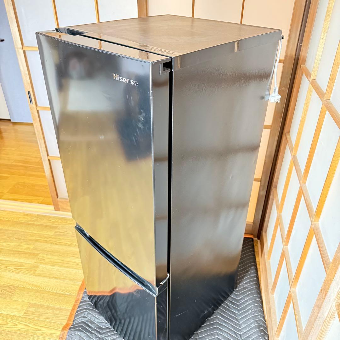 配送料込 冷蔵庫ブラック 154L Hisense 2ドア右開き - メルカリ