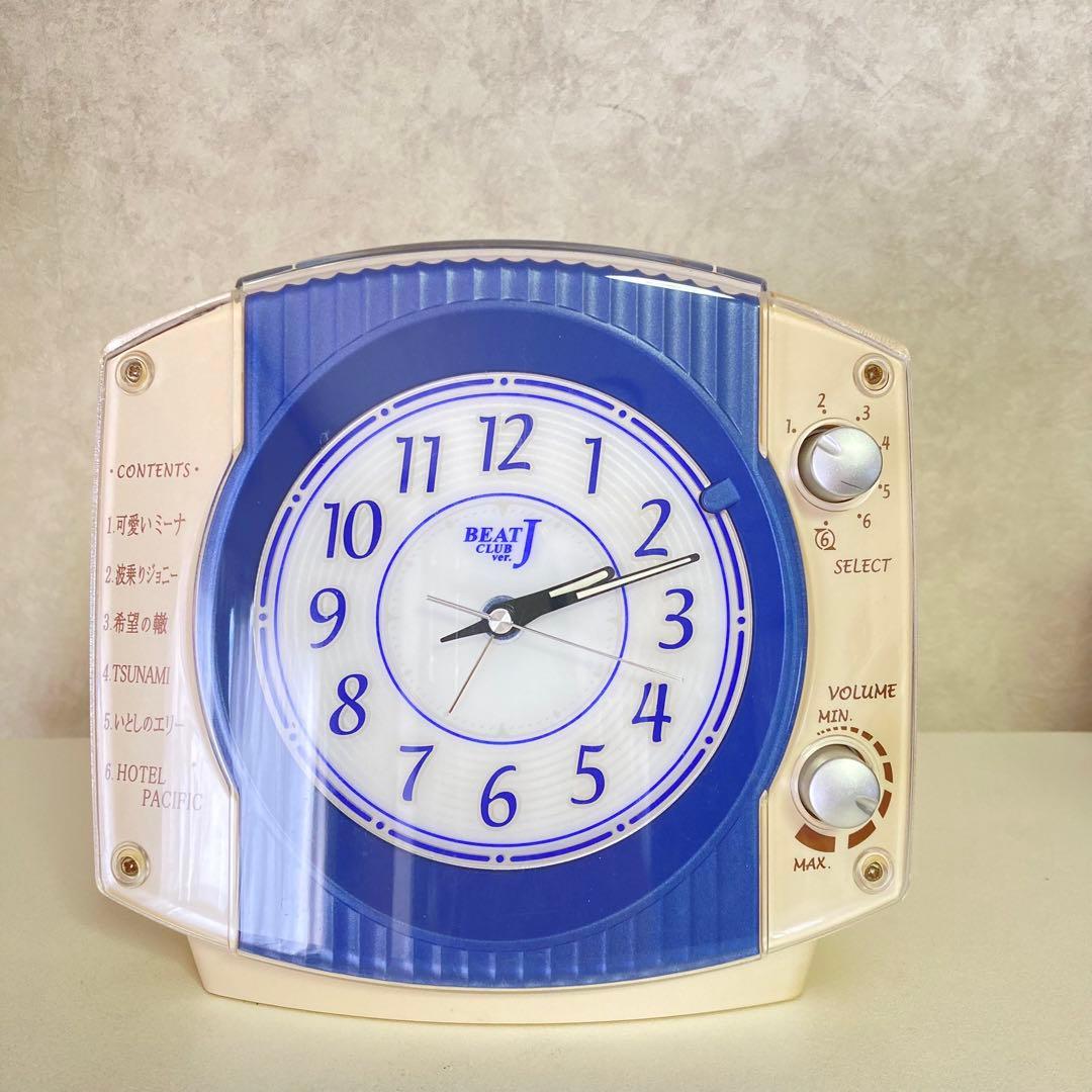 サザン6曲メロディーアラーム付きSEIKO目覚まし時計 - メルカリ