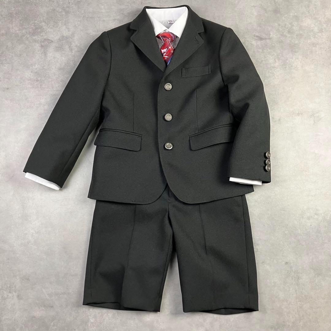 エルアンノアール他 キッズフォーマルスーツ4点セット 110男の子 卒園