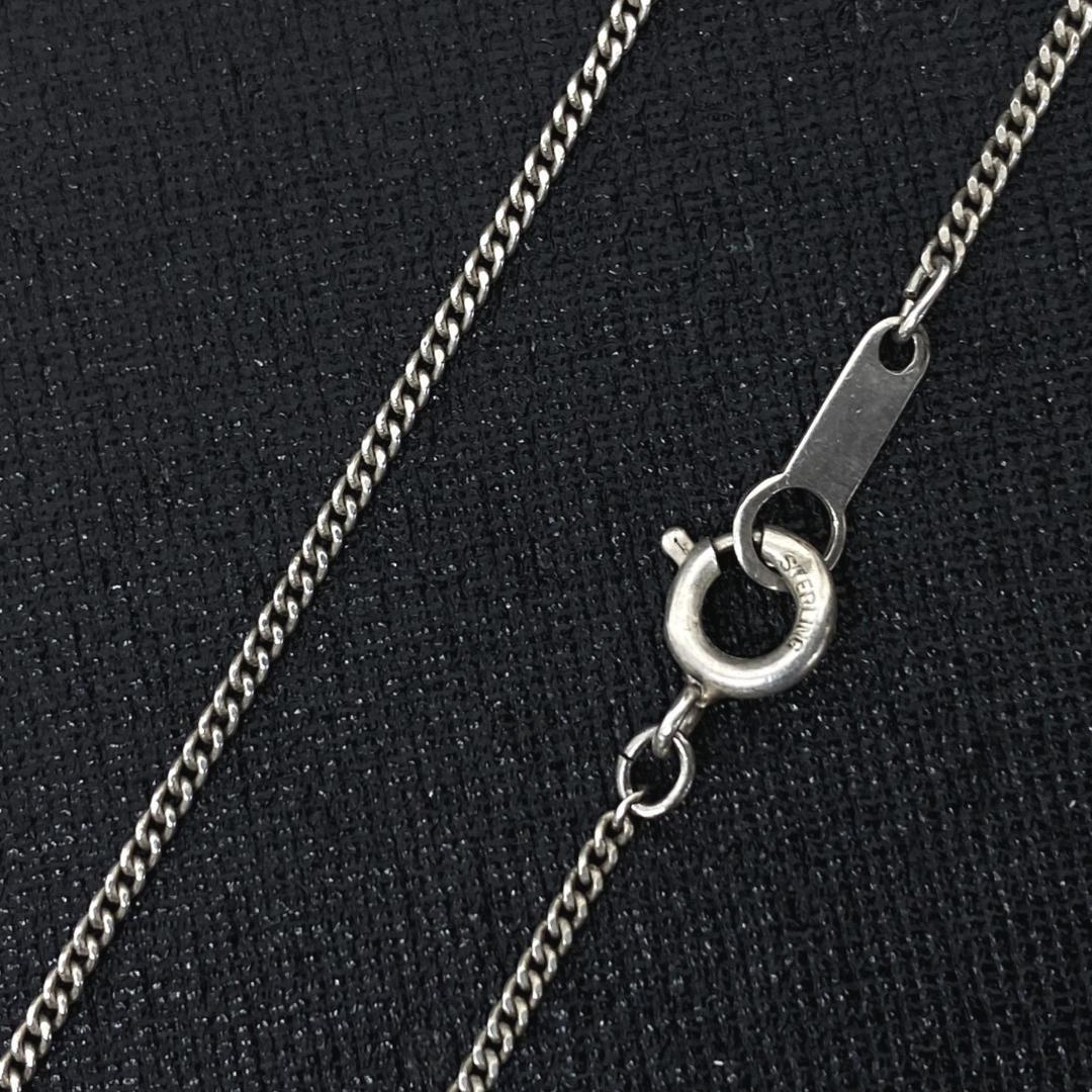 OLD K18 エリザベス コイン シルバー925 メタルネックレス 44cm