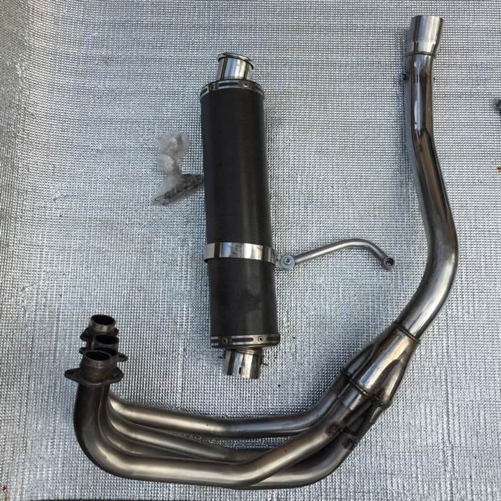 オーバーレーシングカーボンマフラー/xjr400/バイク - メルカリ