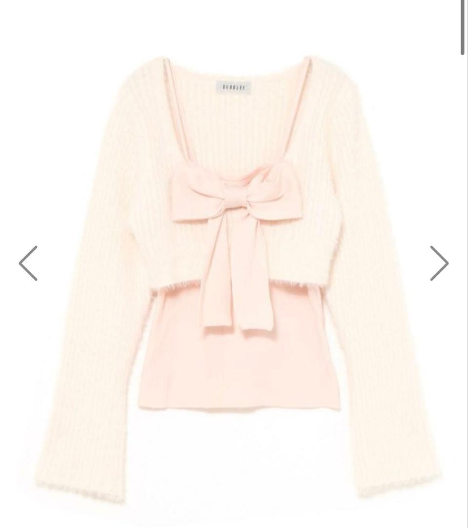 bubbles リボンニットアンサンブル BUBBLES リボンニットアンサンブル｜Yahoo!フリマ（旧PayPayフリマ）