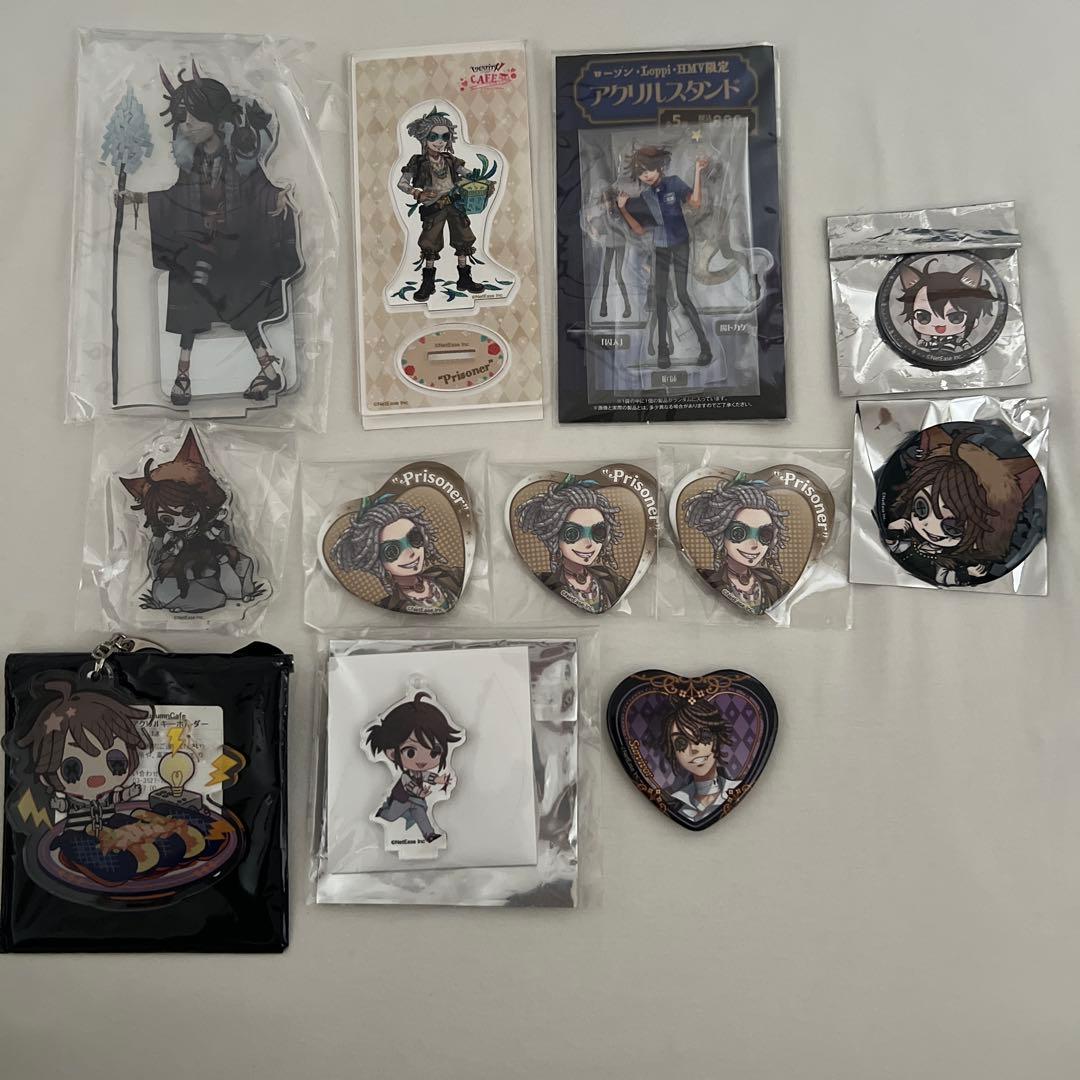 第五人格 スイパラ 告白 ハート缶バッジ 囚人　アクスタ　まとめ売り 第五人格 スイパラ 告白 ハート缶バッジ 囚人 アクスタ まとめ売り