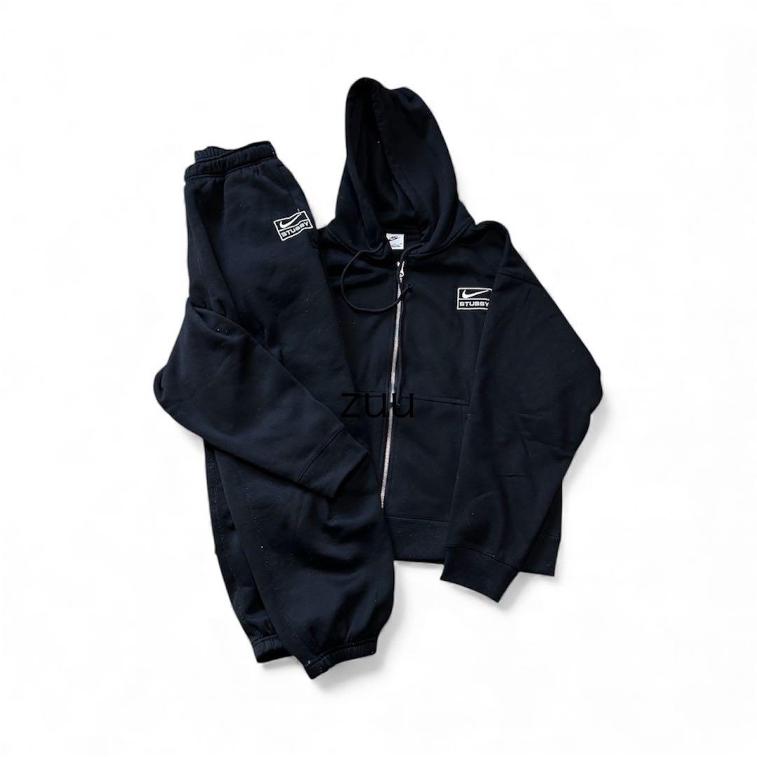 試着品】STUSSY×NIKE コラボ ジップパーカー セットアップ - メルカリ