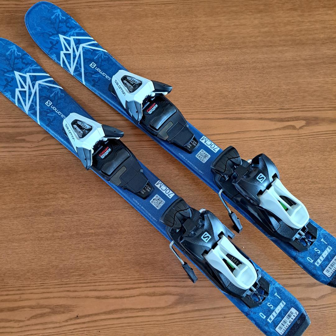 AK サロモン Salomon 幼児用ファーストスキー 70cm サロモン（SALOMON）（キッズ）ジュニア スキー板 旧モデル