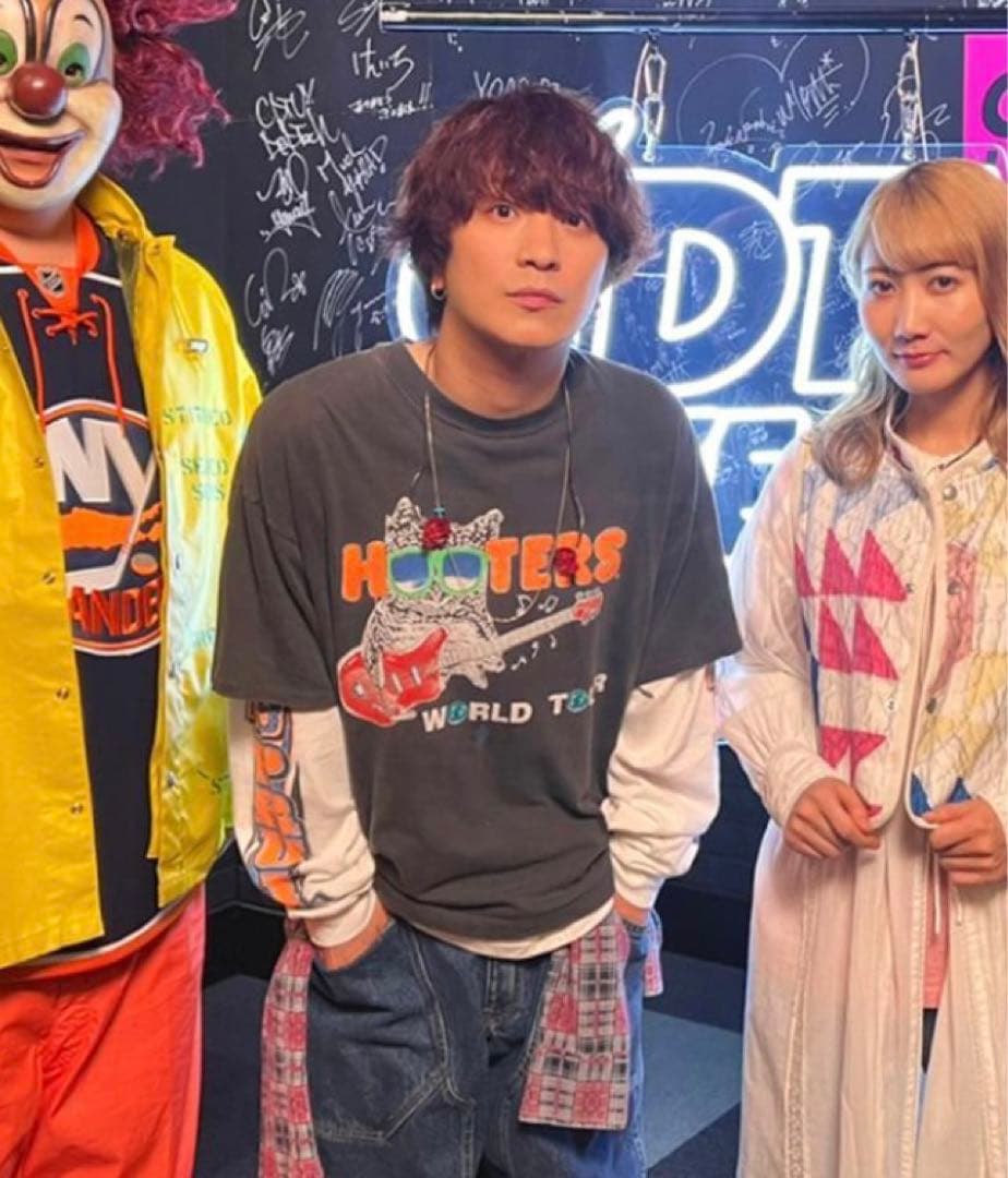 レア HOOTERS Tシャツ セカオワ 深瀬着 両面プリント XXL - メルカリ