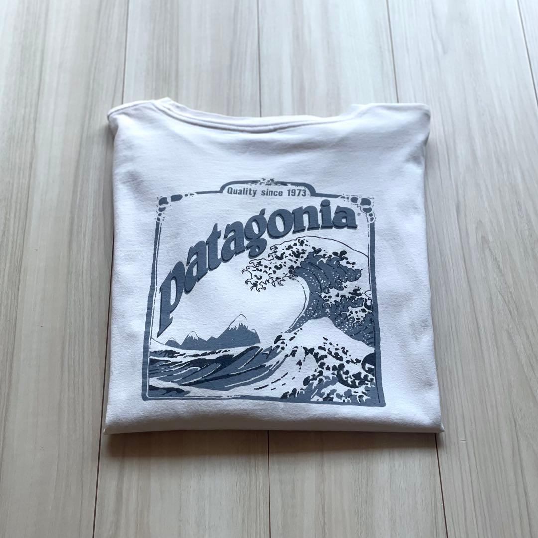 レアな北斎プリント！90s パタゴニア Beneficial T's Lサイズ - メルカリ