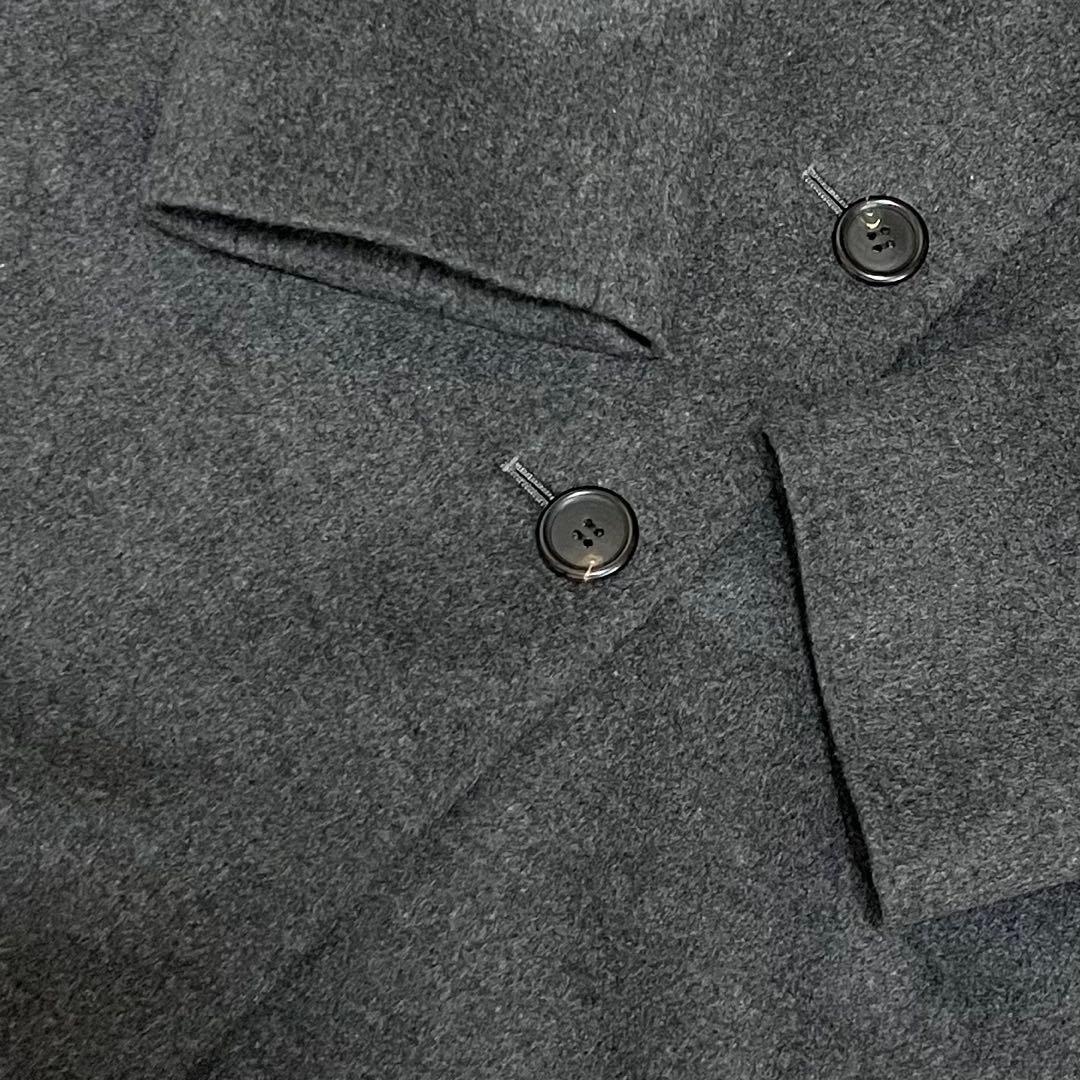 未使用級】キャノンクリエイション マキシ丈 カシミヤ100% チェスター