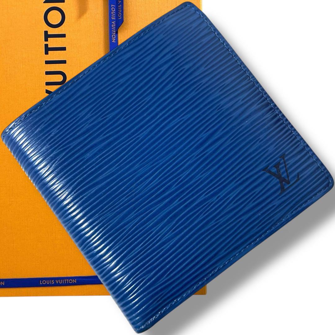 ルイヴィトン エピ 二つ折り財布 ポルトフォイユ マルコ コンパクト