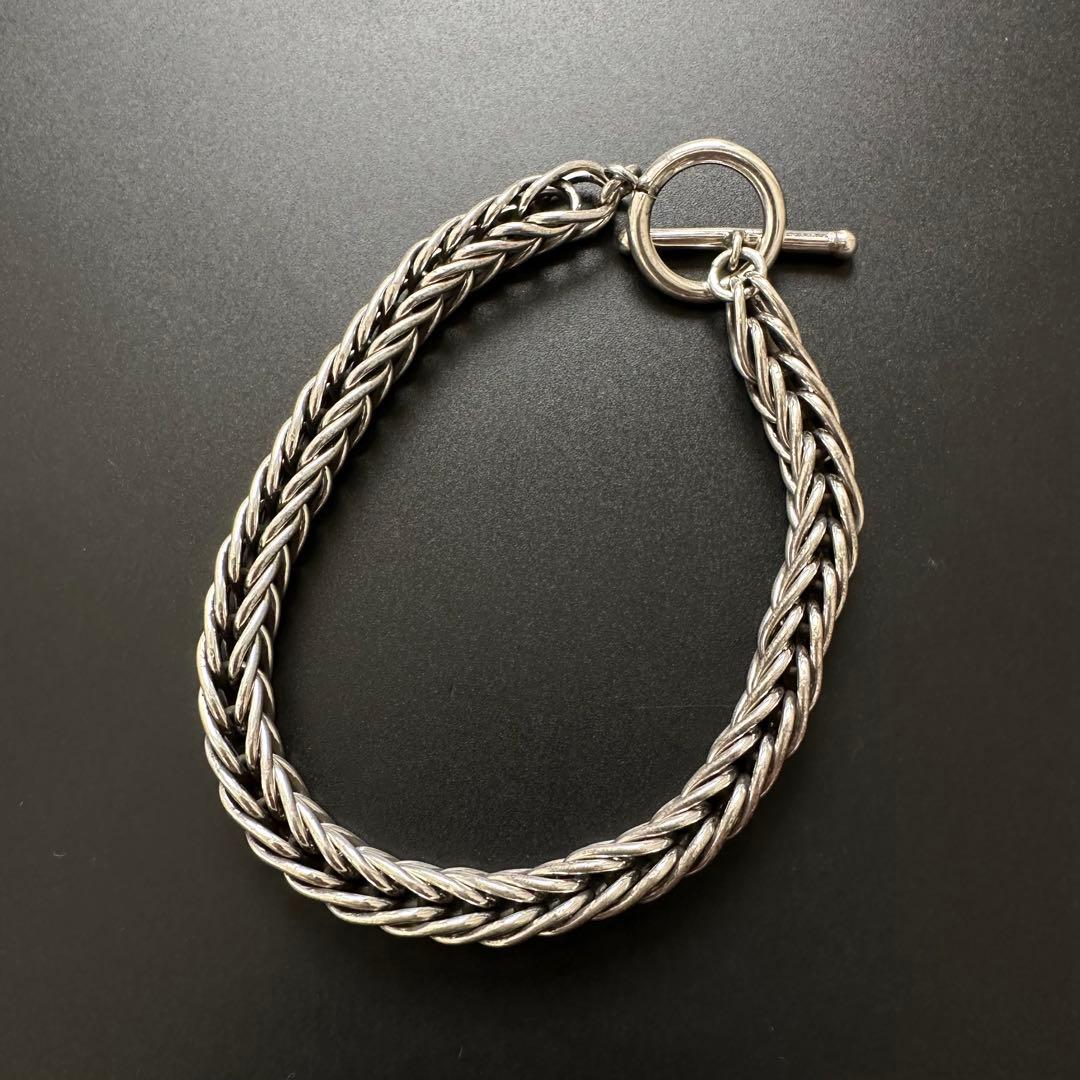 美品】Steve arviso ダブルマネーチェーンブレスレット 8mm厚 - メルカリ