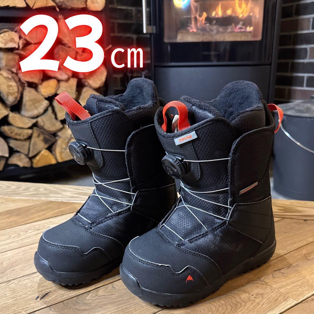 BURTON バートン BOA 23センチ KIDS スノーボードブーツ BURTON（バートン） 23-24 BURTON Kids' Zipline BOA スノーボード
