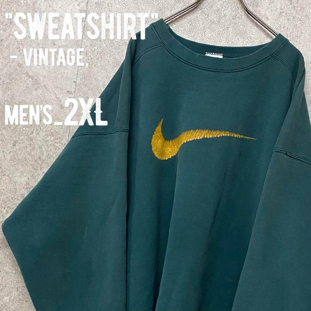 レアUSA製90s《NIKE ナイキ》スウェットトレーナー/メンズ2XL - メルカリ