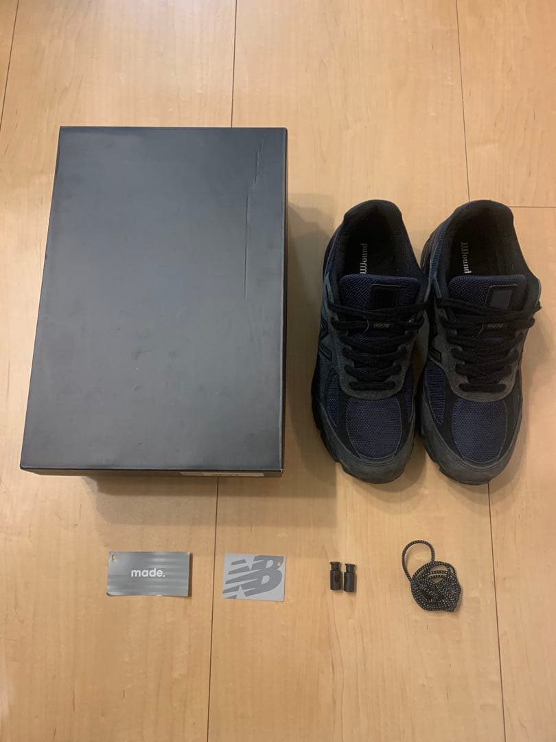 靴 New Balance M990JJ4 US10.5 28.5cm NAVY