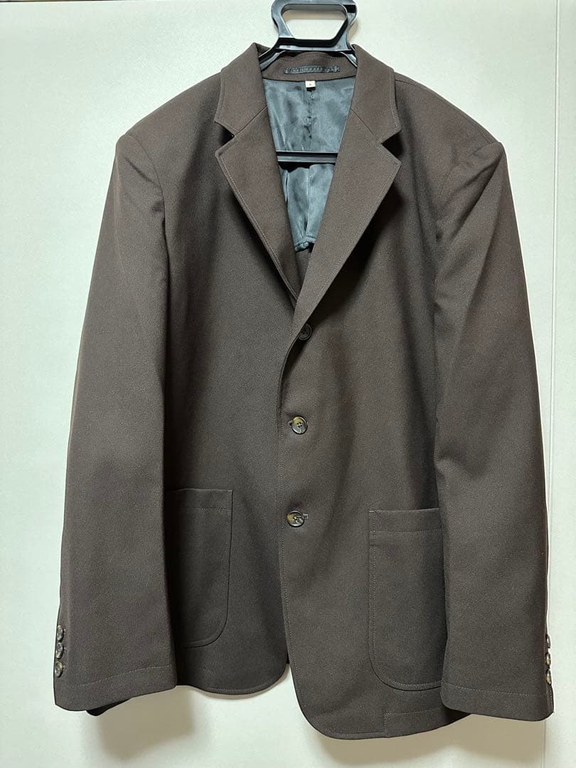 無印良品 MUJI Labo ユニフォーム素材で作ったブレザー L ブラウン 紳士 ユニフォーム素材で作ったブレザー | 無印良品