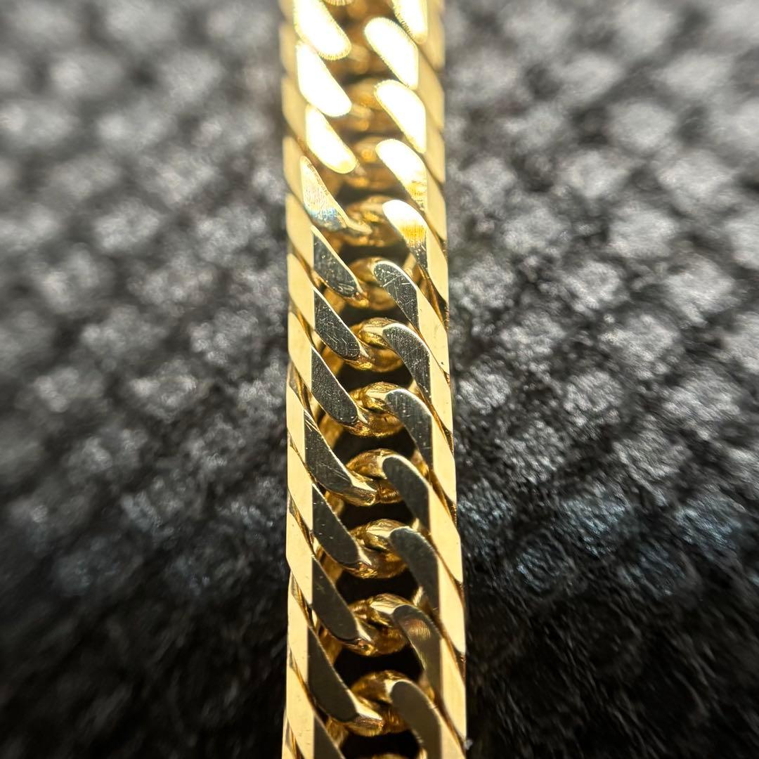 K18 喜平 KIHEI アンクレット 6.1g 8面トリプル YG レディース