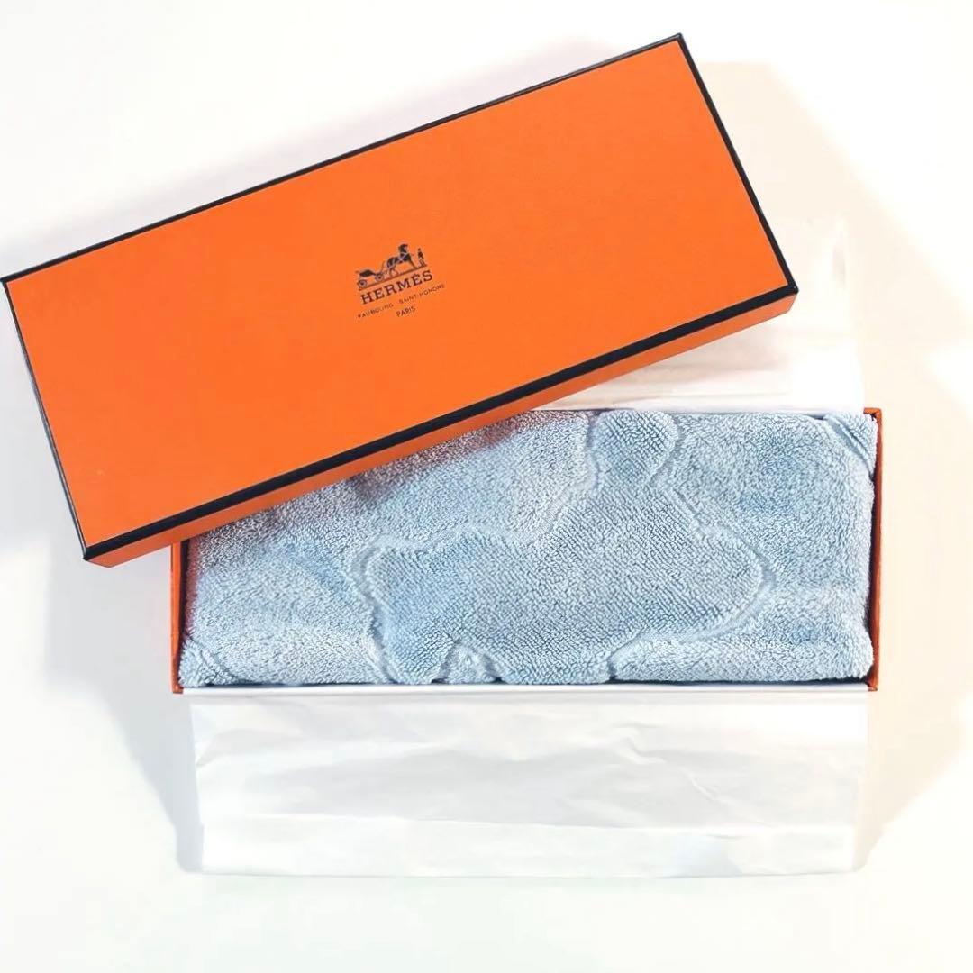 エルメス HERMES タオルハンカチ 新品タグ付き 箱付き ポニー ホース