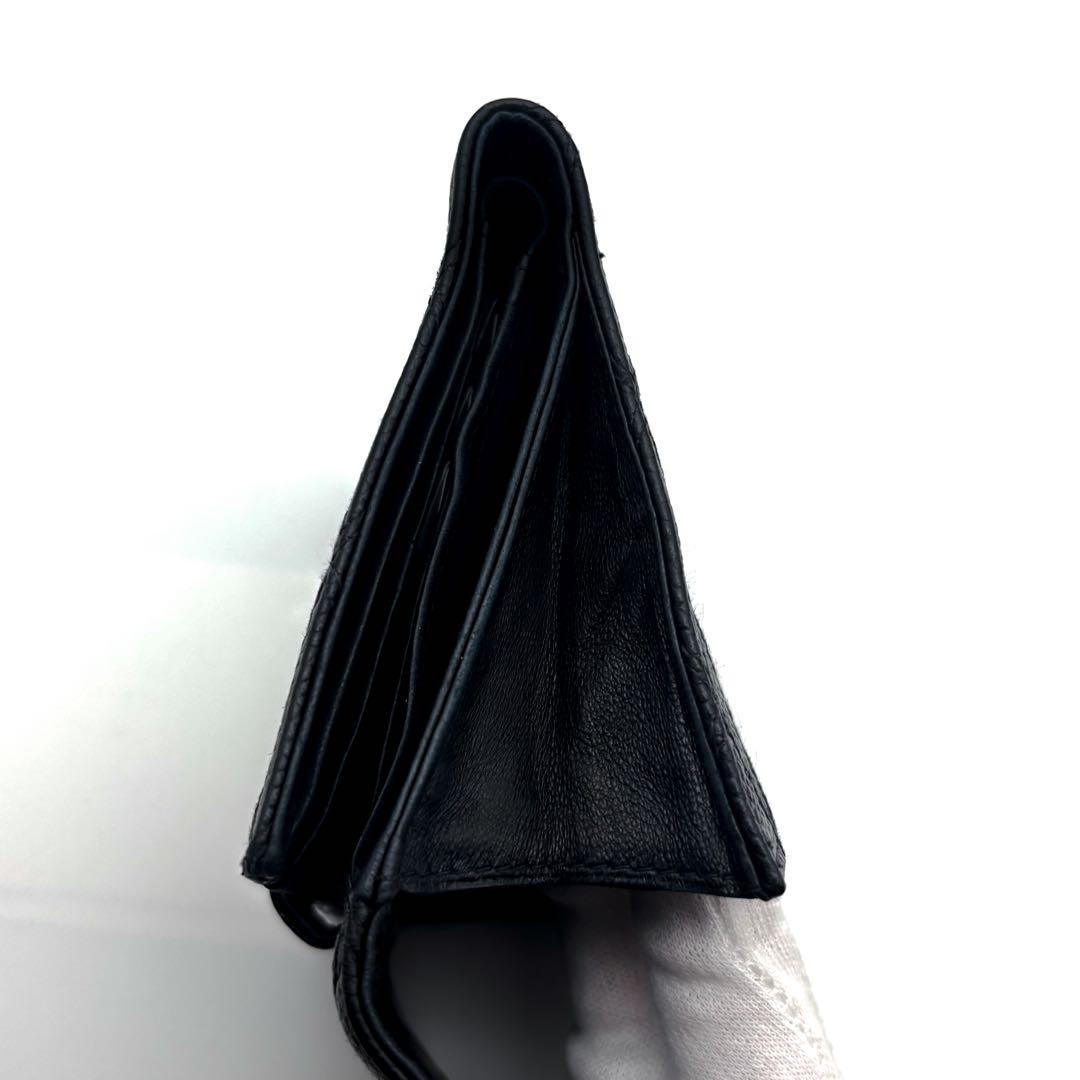 極美品✨】シャネル 財布 ビコローレ キャビア Wホック 二つ折 - メルカリ