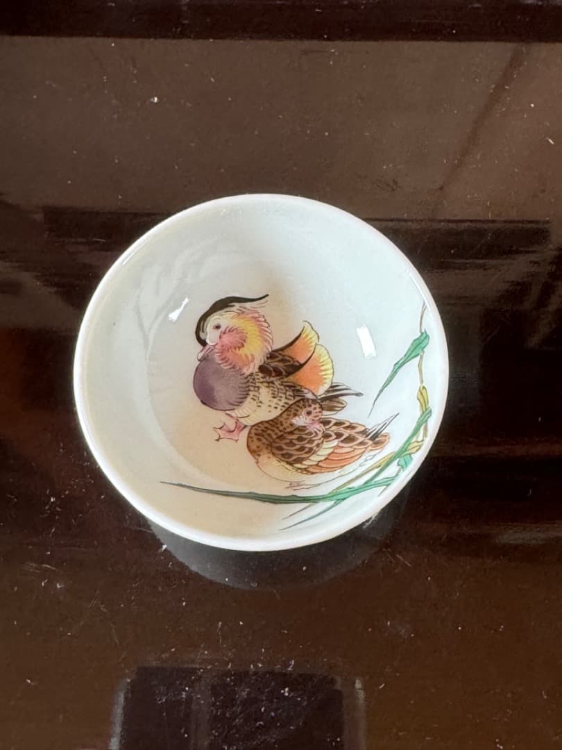 九谷焼 極細密絵盃 古美術 古道具 骨董 - メルカリ