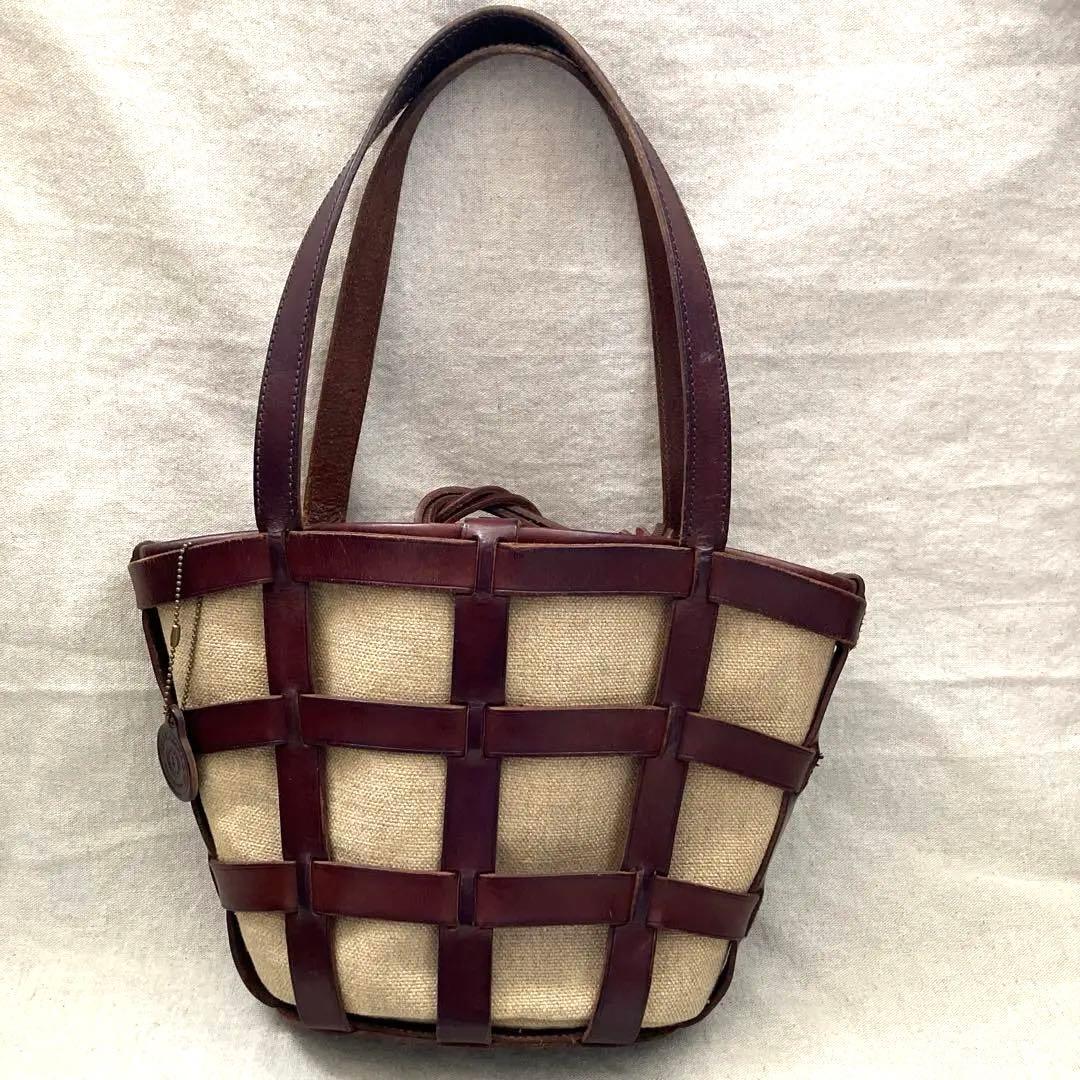 ジャストカンパーニュ トートバッグ かごバッグ バスケット - メルカリ