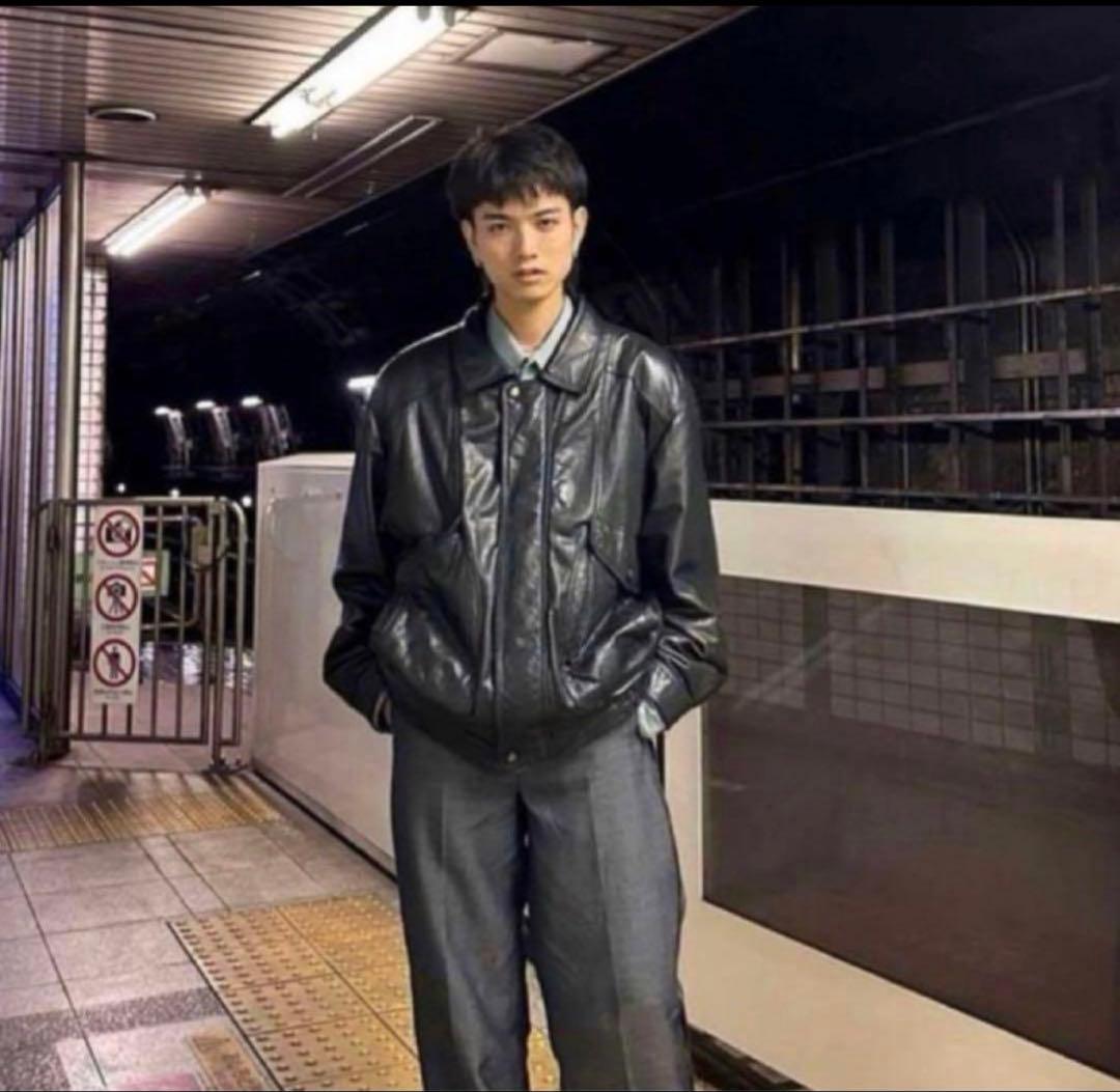 OUR'S 深水光太着用モデル レザージャケット A2 フライトジャケット 本