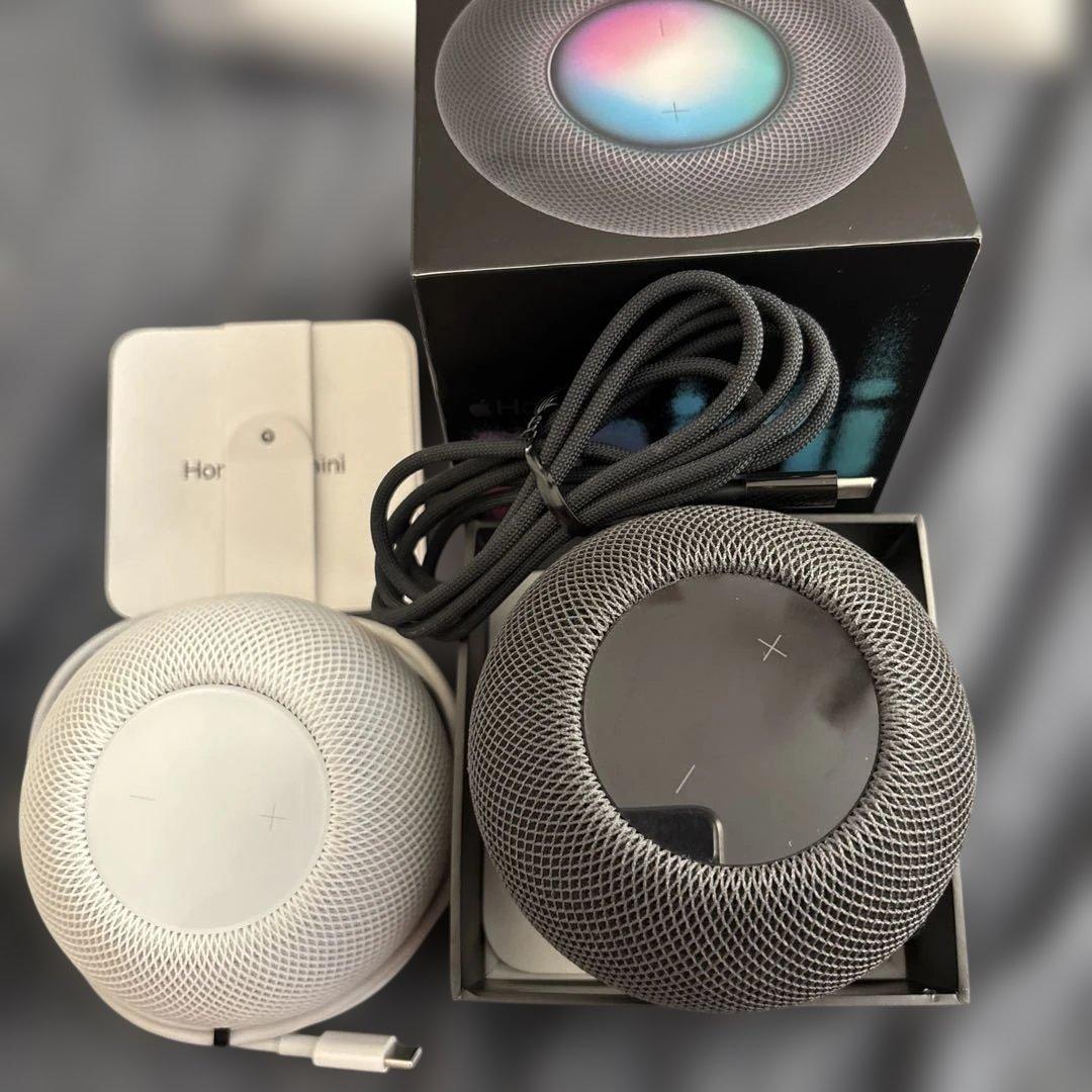 Apple Home Pod mini スペースグレイ 2つセット 美品