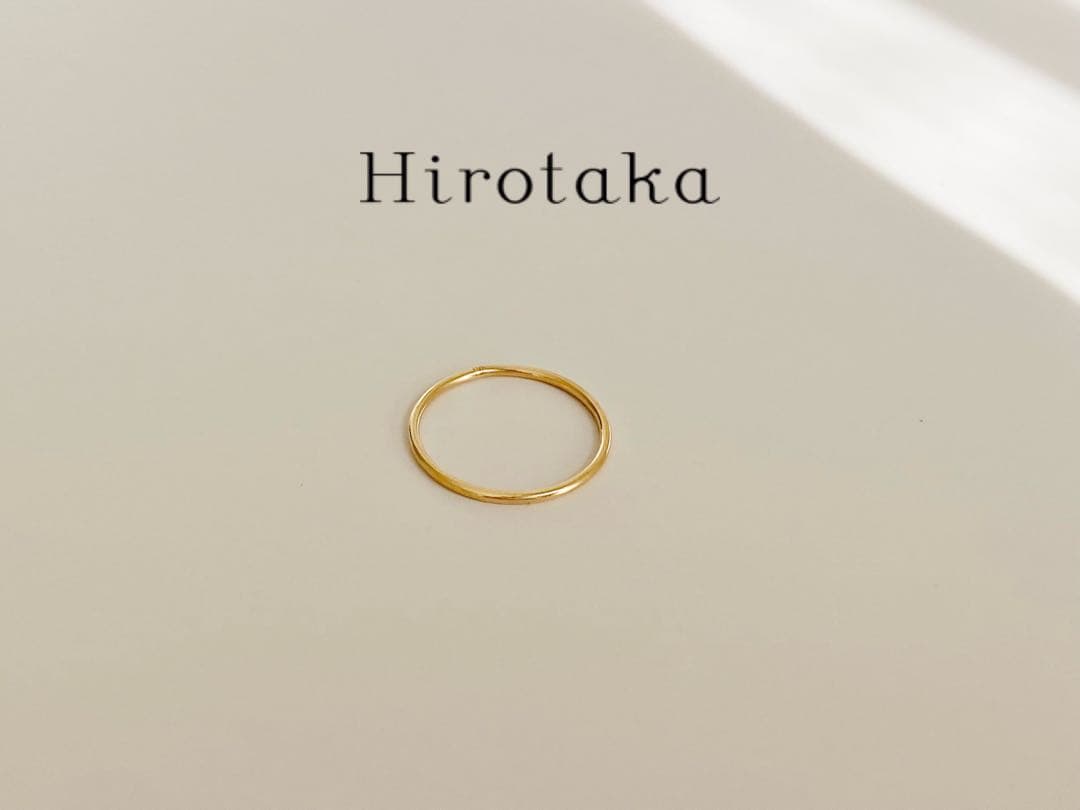 箱有り】《Hirotaka》All About Basicsプロミスリング - メルカリ