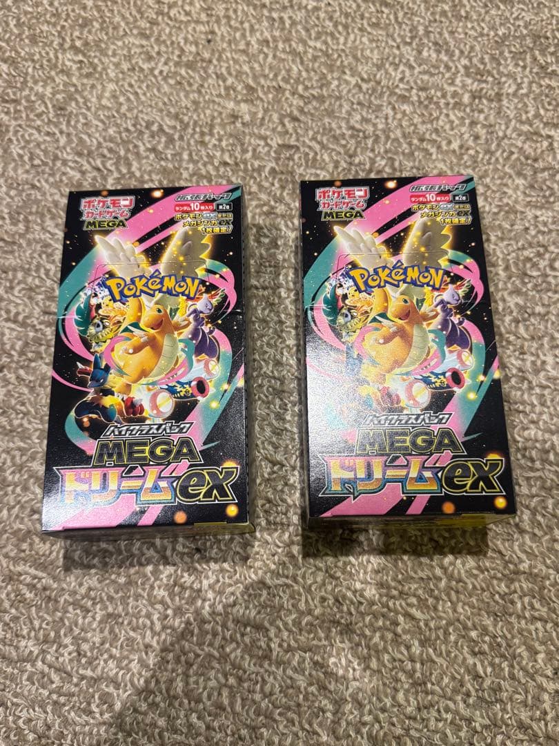シュリンク無し　ポケモンカード メガドリームex MEGAドリームex ボックス ポケモンカードゲーム MEGAドリームex シュリンクなしBOX MEGA ハイ