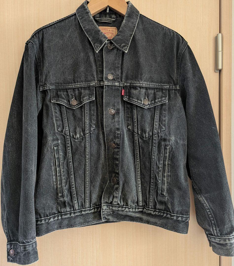 LEVI'S リーバイス 70503 ブラック デニムジャケット チュニジア製 1990年代 チュニジア製 ユーロリーバイス 70503 ブラックデニム