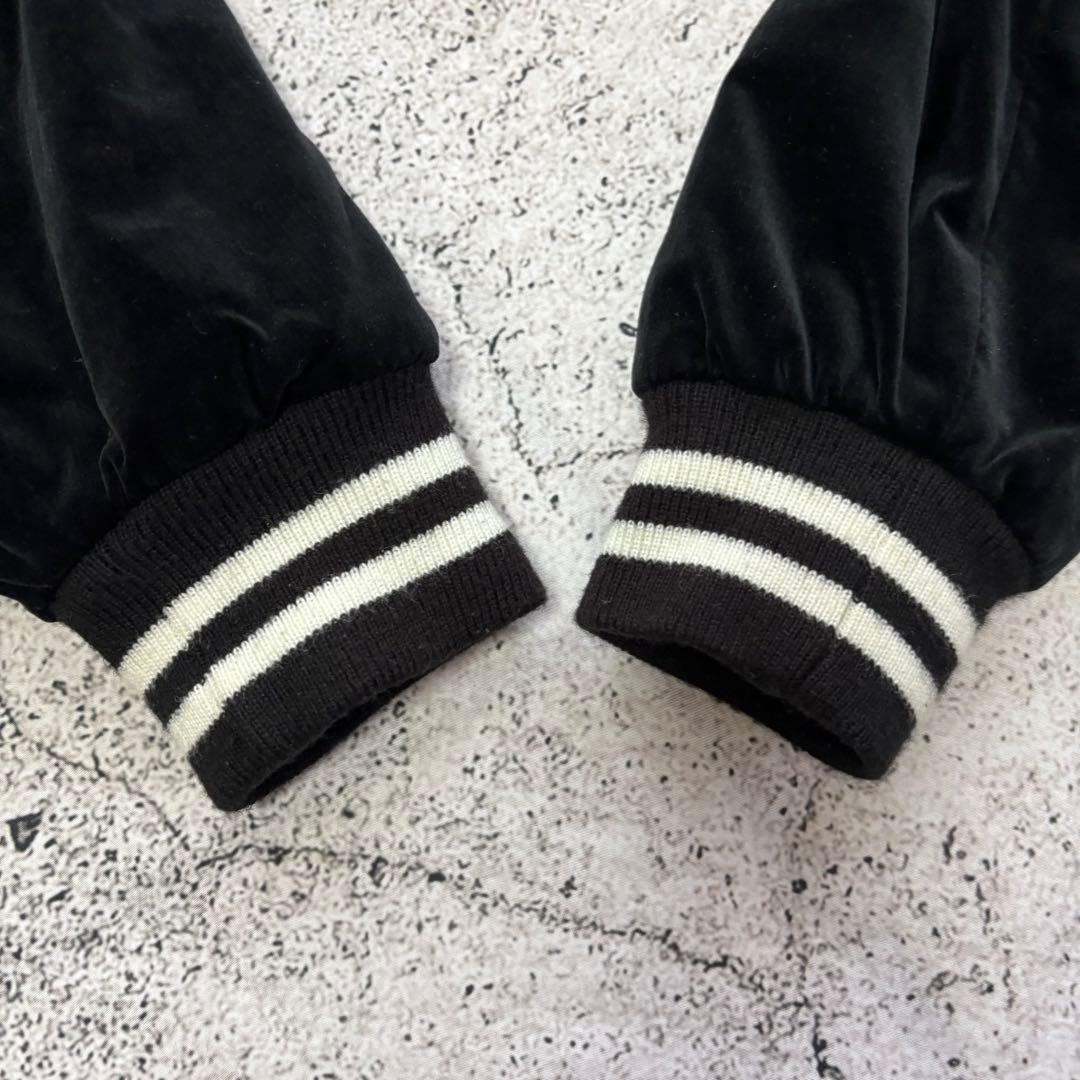 hosihime スカジャン 別珍 ベロア YOKOSUKA 刺繍 龍 短丈