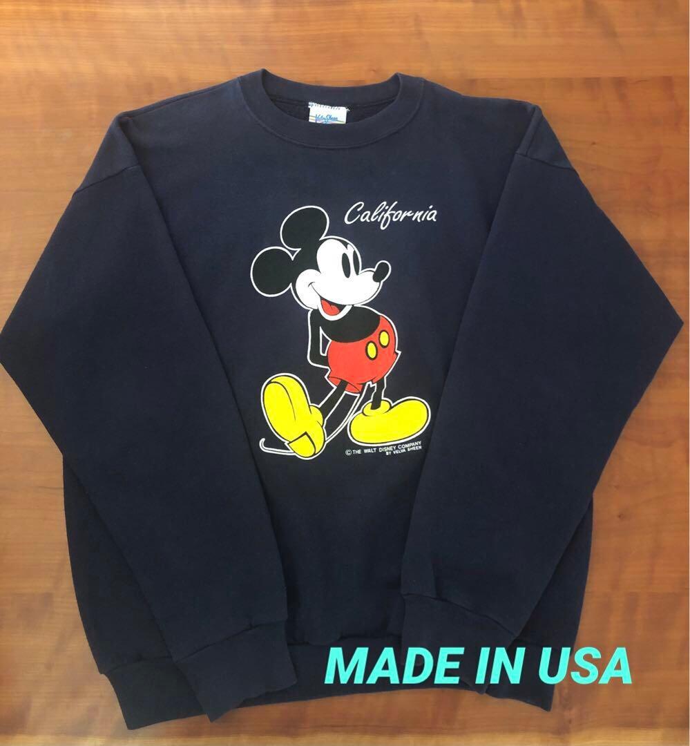 たら80s〜90s Velva Sheen ミッキーマウス ヴィンテージ VTG 80s MICKEY MOUSE VELVA SHEEN T SHIRT MEDIUM FLORIDA SINGLE