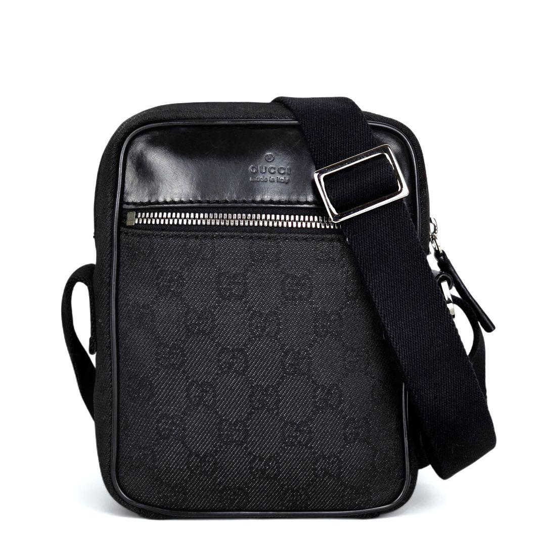 美品 グッチ GUCCI GG キャンバス レザー ショルダーバッグ GUCCI（グッチ） 【美品】GUCCI ショルダーバッグ シグネチャー GG