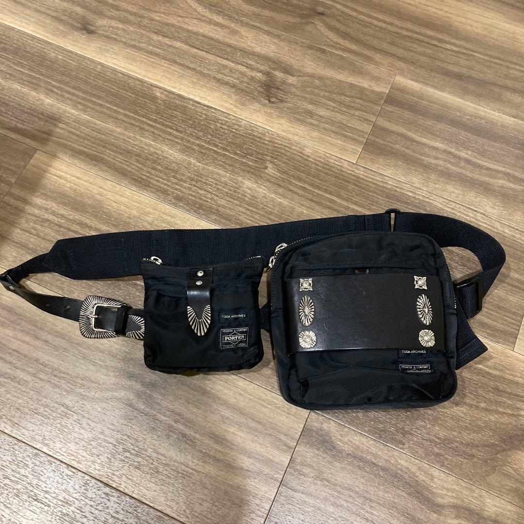 PORTER TOGA ARCHIVES ボディバッグ ブラック