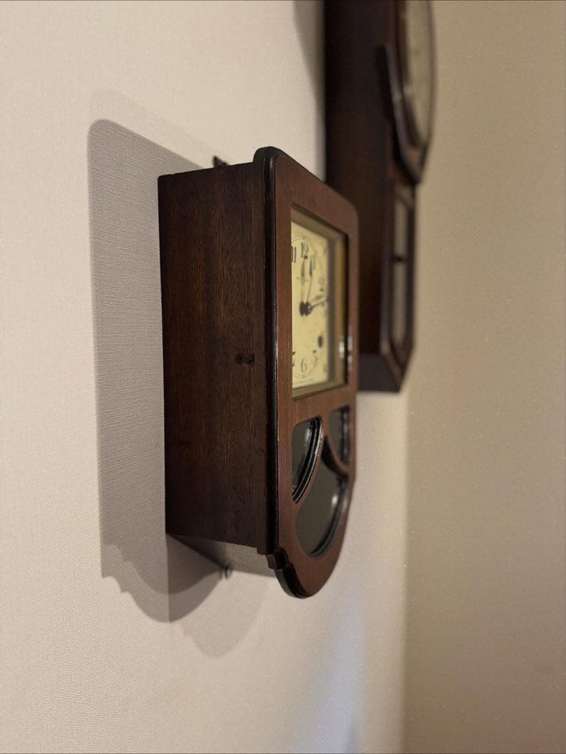 柱時計 完動品 美品 精工舎 スリゲル29號 昭和レトロ ゼンマイ