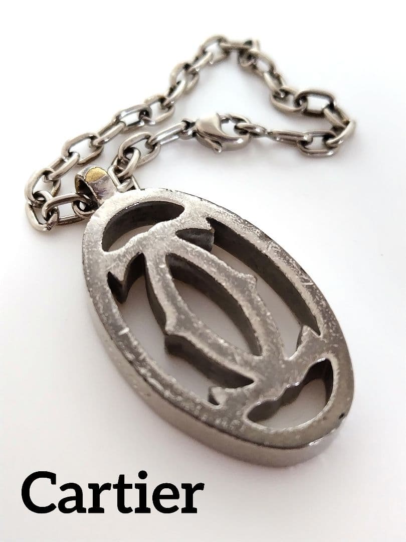 Cartier カルティエ 2Cロゴ バッグチャーム ペンダントトップ - メルカリ